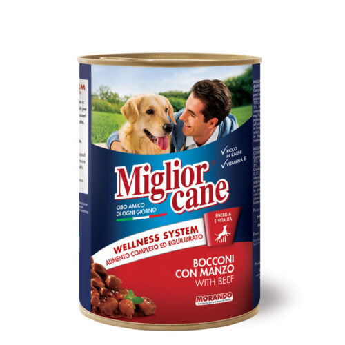 Migliorcane Chunks with Beef 400g