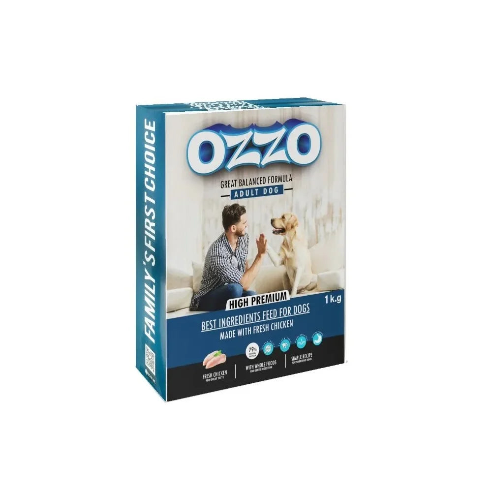 OZZO High Premium Adult Dog Dry Food With Fresh Chicken 1 Kg
