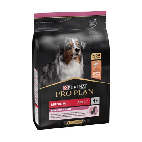 Purina Pro Plan Medium Adult Sensitive Skin with Optiderma Rich in Salmon 3kg