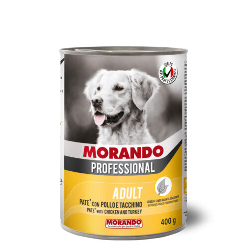 Morando Professional Adult dogs Pate with Chicken and Liver 400g
