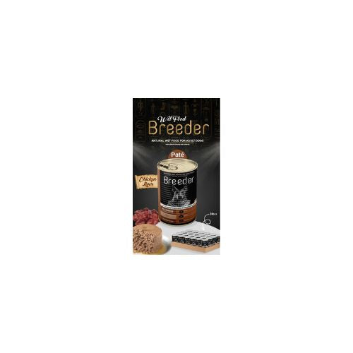 Breeder Wet Food for Cats – Chicken Liver Flavor – 400g