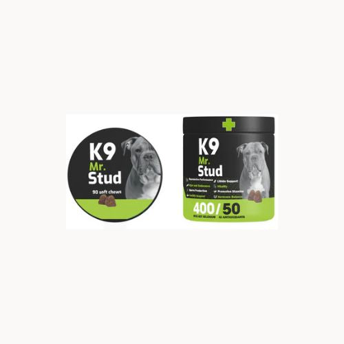 K9 Mr. Stud Supplement for Dogs 90 Chews