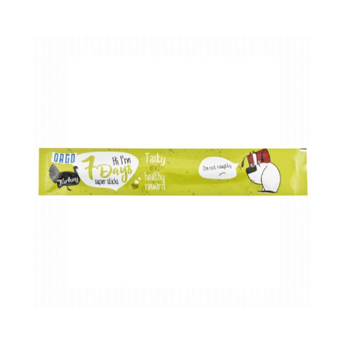 Orgo 7 Days Super Sticks Dog Treat with Turkey